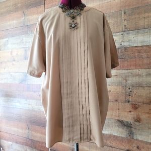 Vintage St. Julian Woman Pleated Blouse! Classic.… - image 1